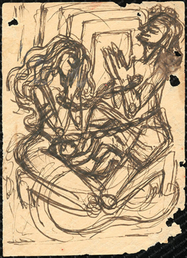 Sketch for Birth of Krishna
