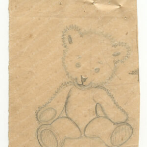 Design for Teddy Bear Woodblock