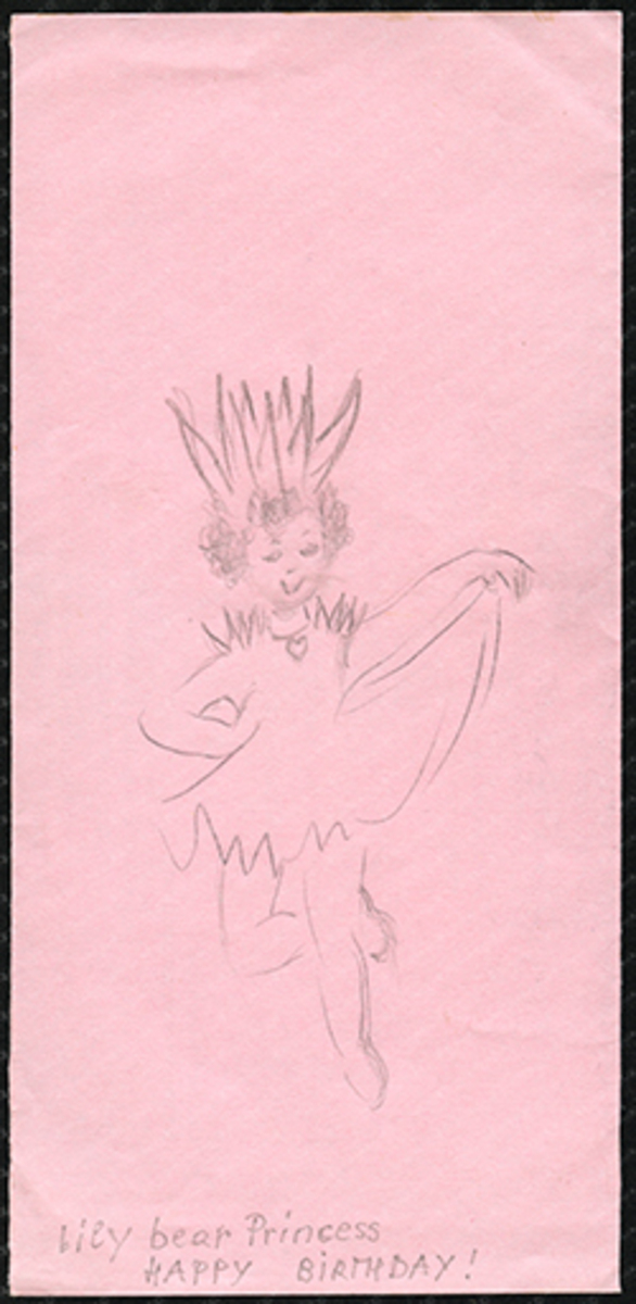 Sketch for Lily Bear Princess