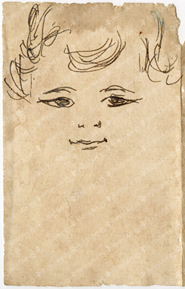 Sketch of Bulbul's Face