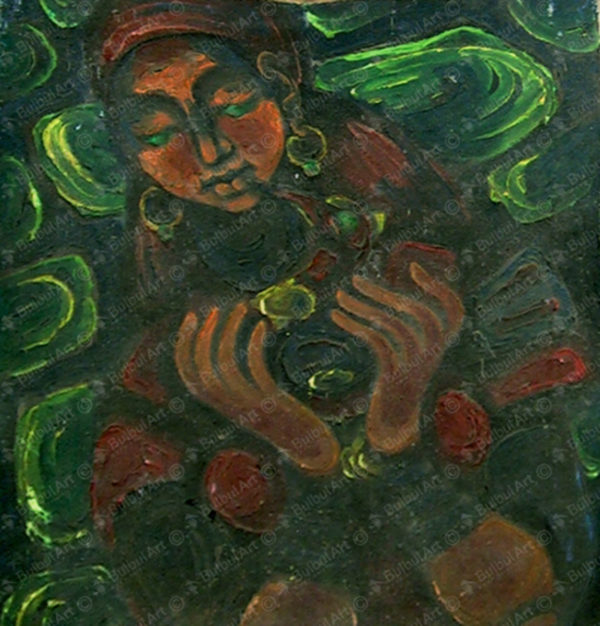 Woman Smoking Ganga