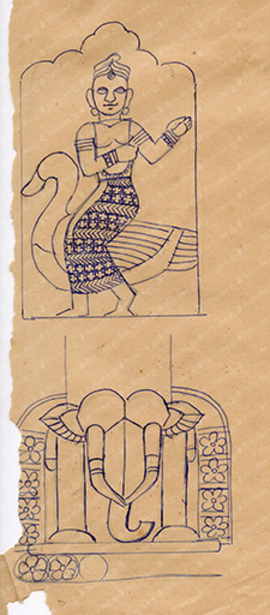 Assam Designs - Two Temple Reliefs