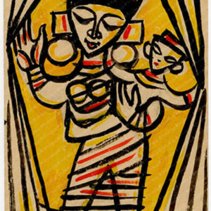 Mother Holding a Child Postcard 3